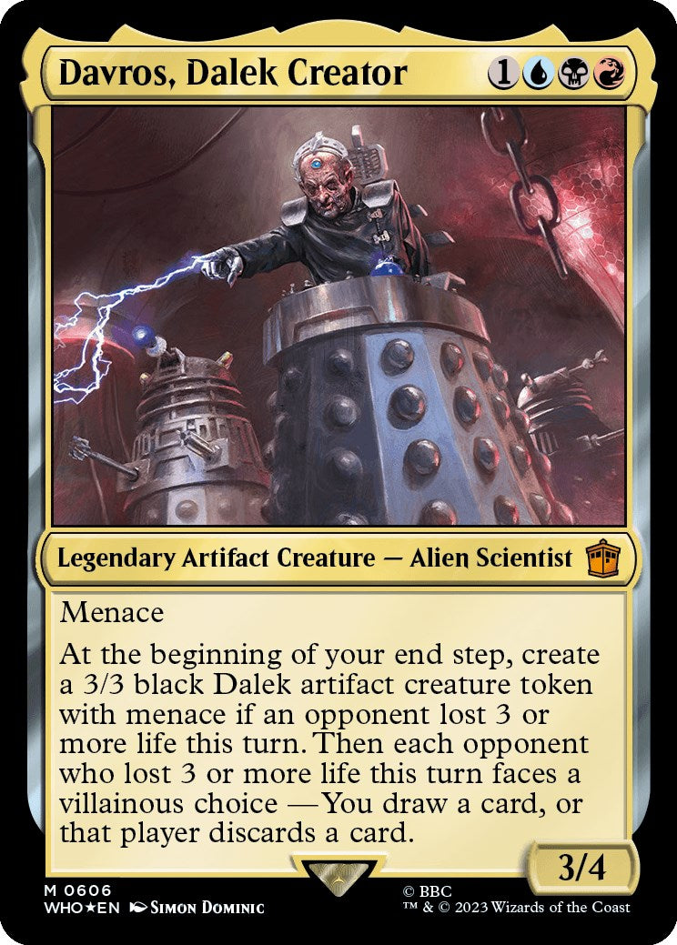 Davros, Dalek Creator (Surge Foil) [Doctor Who] | Play N Trade Winnipeg