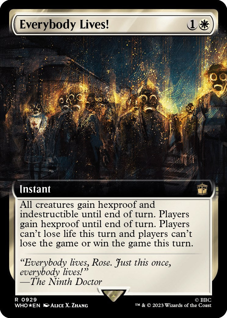 Everybody Lives! (Extended Art) (Surge Foil) [Doctor Who] | Play N Trade Winnipeg