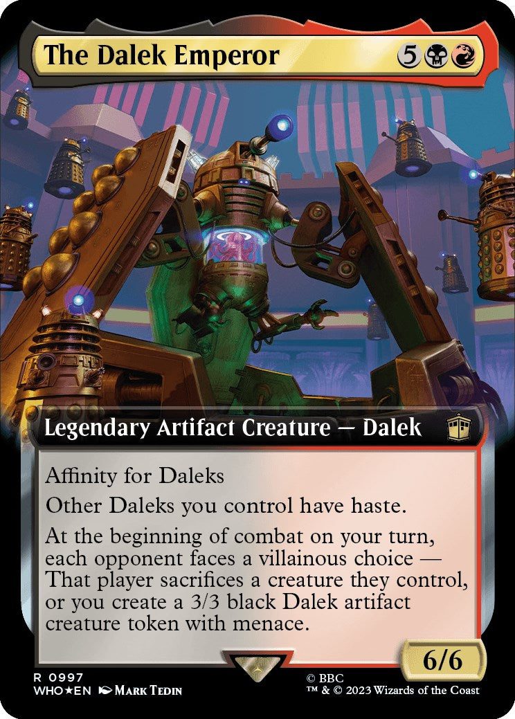 The Dalek Emperor (Extended Art) (Surge Foil) [Doctor Who] | Play N Trade Winnipeg