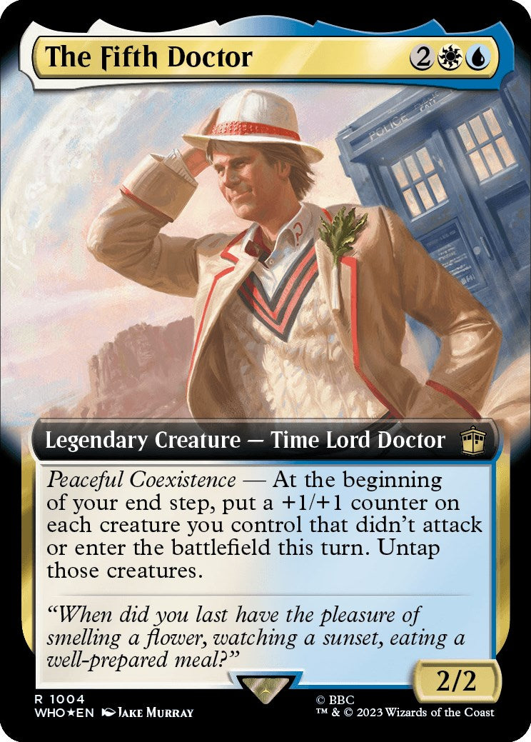 The Fifth Doctor (Extended Art) (Surge Foil) [Doctor Who] | Play N Trade Winnipeg