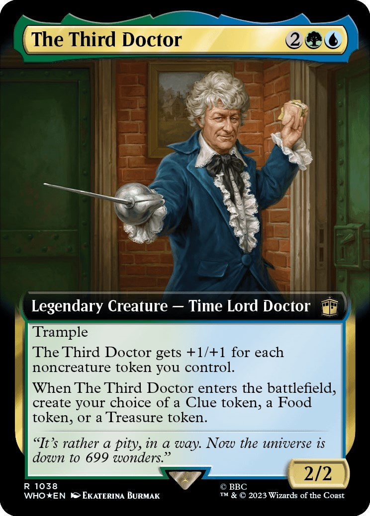 The Third Doctor (Extended Art) (Surge Foil) [Doctor Who] | Play N Trade Winnipeg