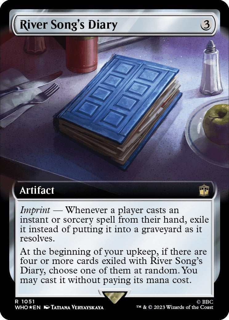 River Song's Diary (Extended Art) (Surge Foil) [Doctor Who] | Play N Trade Winnipeg
