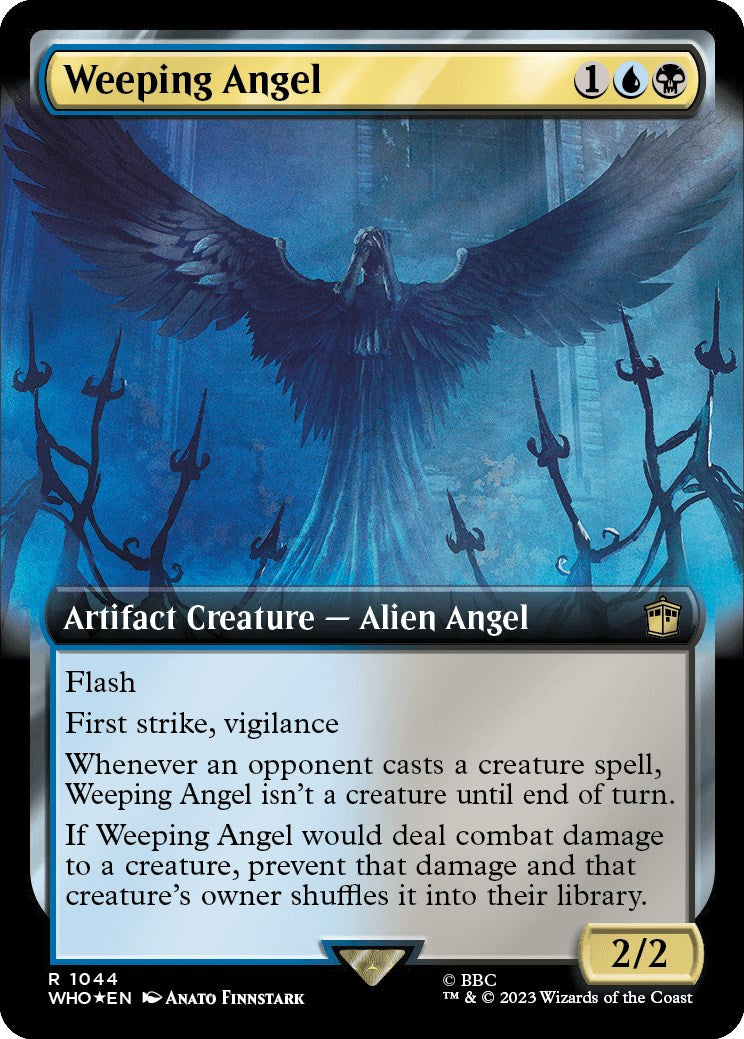 Weeping Angel (Extended Art) (Surge Foil) [Doctor Who] | Play N Trade Winnipeg