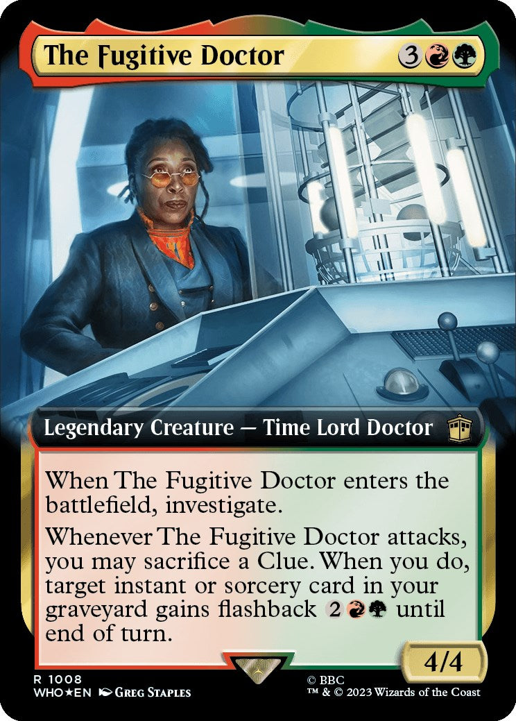 The Fugitive Doctor (Extended Art) (Surge Foil) [Doctor Who] | Play N Trade Winnipeg