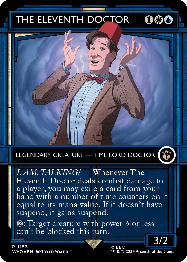 The Eleventh Doctor (Showcase) (Surge Foil) [Doctor Who] | Play N Trade Winnipeg