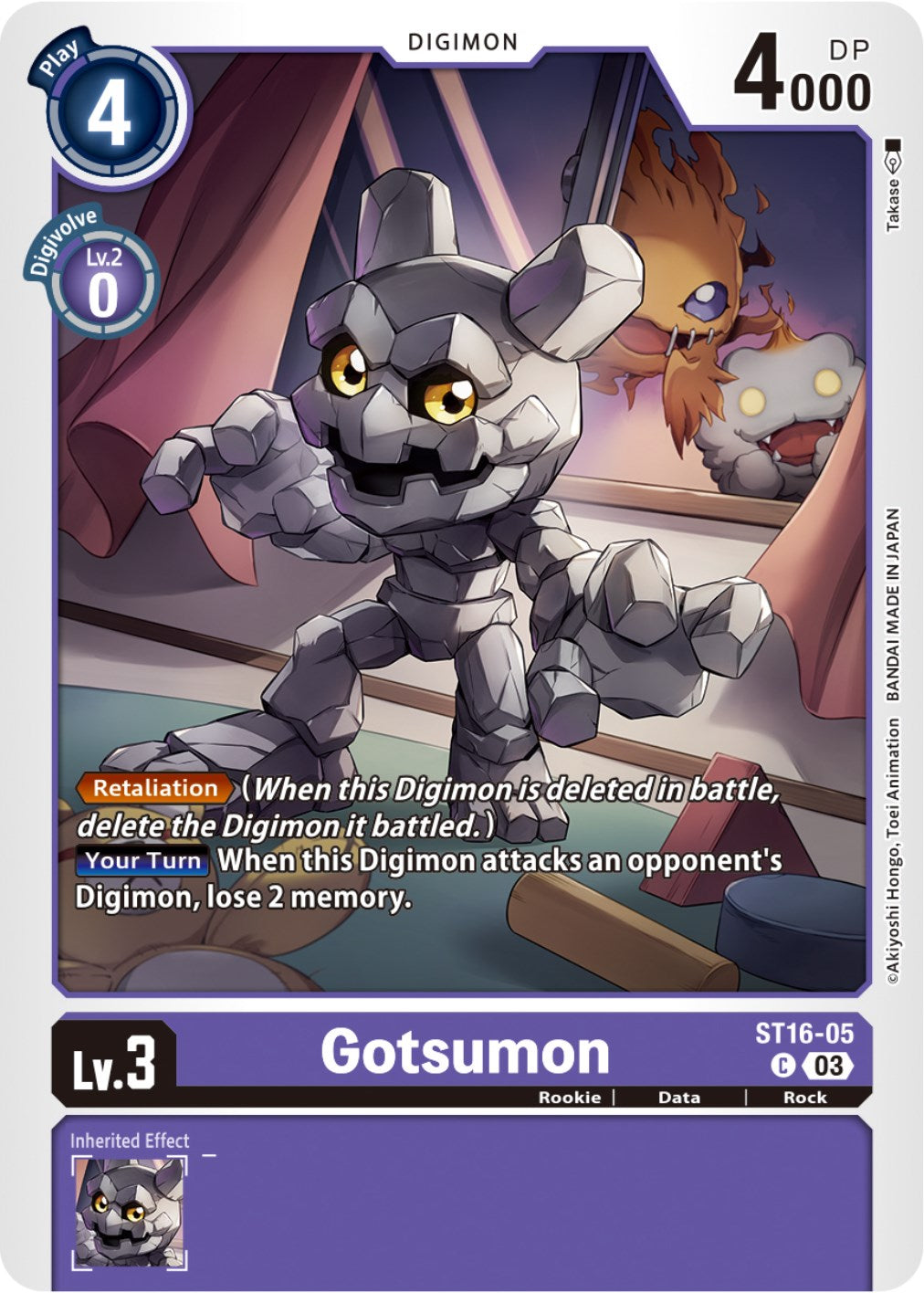 Gotsumon [ST16-05] [Starter Deck: Wolf of Friendship] | Play N Trade Winnipeg