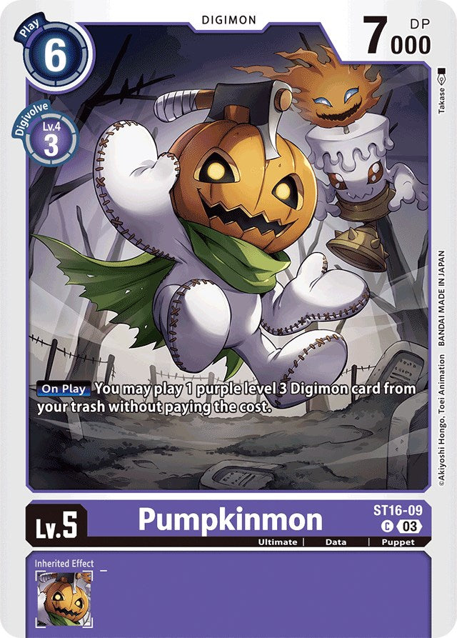 Pumpkinmon [ST16-09] [Starter Deck: Wolf of Friendship] | Play N Trade Winnipeg