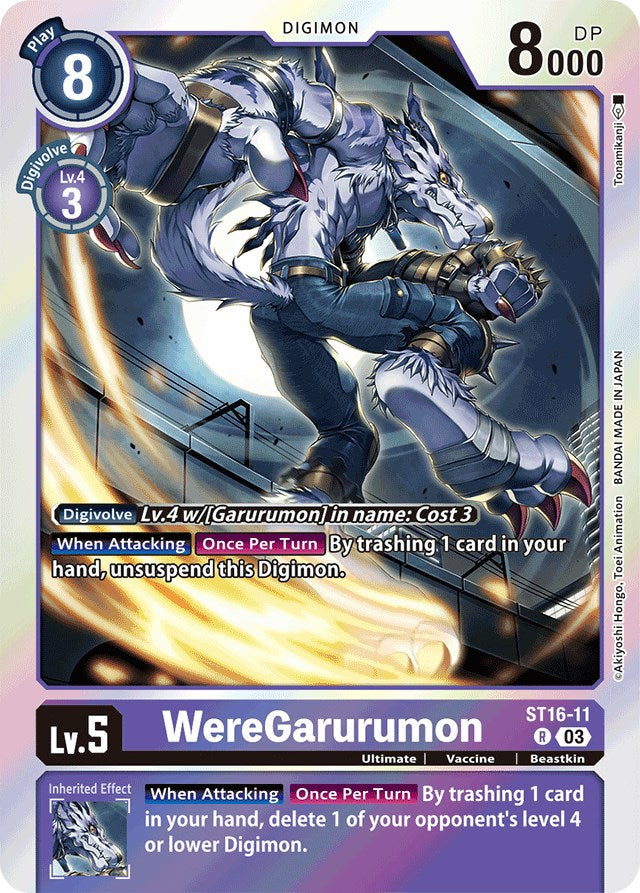 WereGarurumon [ST16-11] [Starter Deck: Wolf of Friendship] | Play N Trade Winnipeg