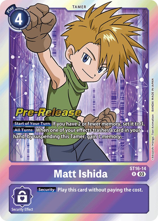 Matt Ishida [ST16-14] [Starter Deck: Wolf of Friendship Pre-Release Cards] | Play N Trade Winnipeg