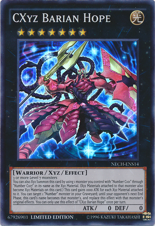 CXyz Barian Hope (SE) [NECH-ENS14] Super Rare | Play N Trade Winnipeg