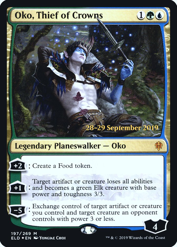 Oko, Thief of Crowns  [Throne of Eldraine Prerelease Promos] | Play N Trade Winnipeg