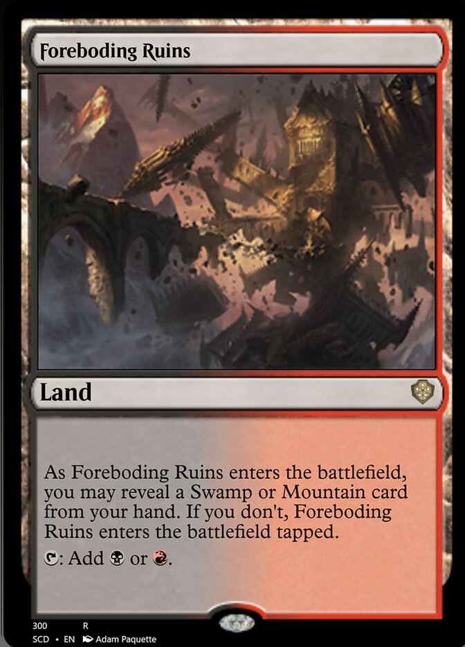 Foreboding Ruins [Starter Commander Decks] | Play N Trade Winnipeg