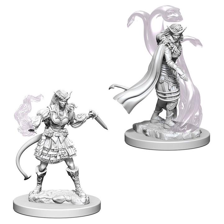 DND UNPAINTED MINIS WV4 TIEFLING FEMALE SORCERER | Play N Trade Winnipeg