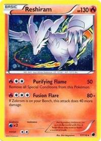 Reshiram (17/116) (Cosmos Holo) [Black & White: Plasma Freeze] | Play N Trade Winnipeg