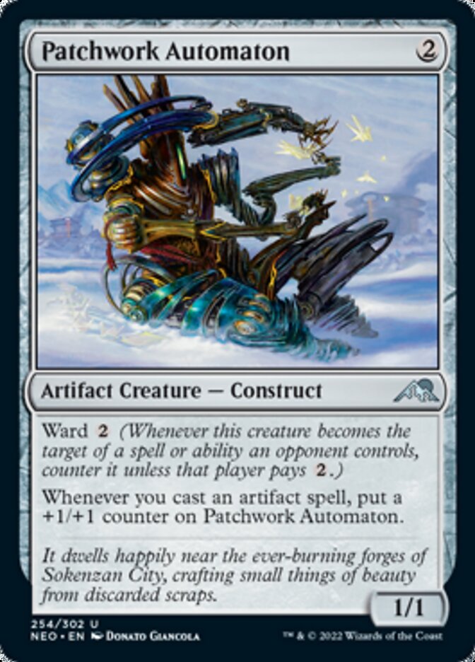 Patchwork Automaton [Kamigawa: Neon Dynasty] | Play N Trade Winnipeg
