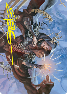 Valentin, Dean of the Vein Art Card (Gold-Stamped Signature) [Strixhaven: School of Mages Art Series] | Play N Trade Winnipeg