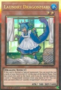 Laundry Dragonmaid [MAGO-EN021] Gold Rare | Play N Trade Winnipeg