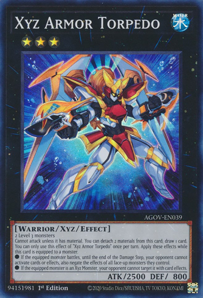 Xyz Armor Torpedo [AGOV-EN039] Super Rare | Play N Trade Winnipeg