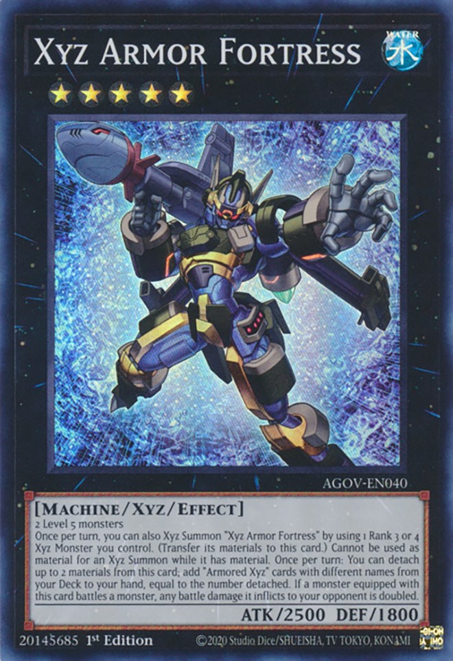 Xyz Armor Fortress [AGOV-EN040] Super Rare | Play N Trade Winnipeg