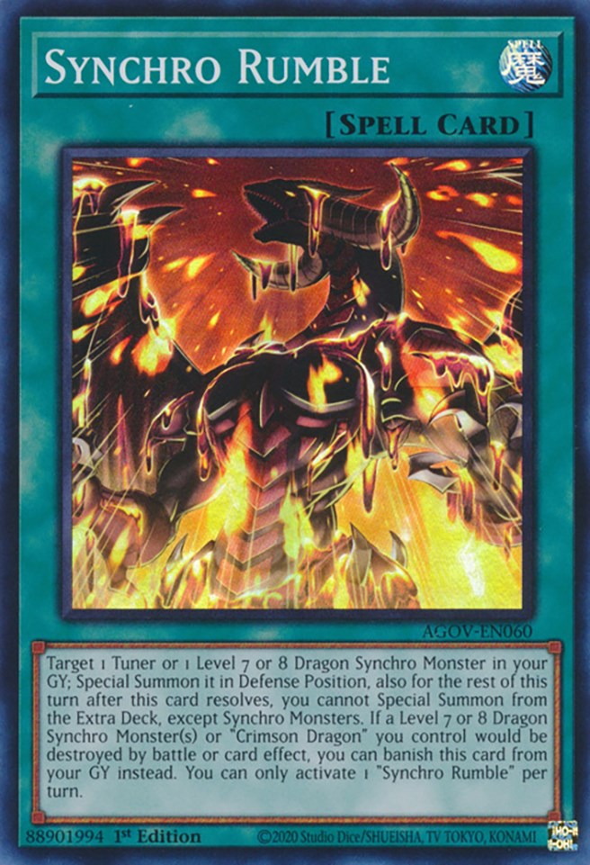Synchro Rumble [AGOV-EN060] Super Rare | Play N Trade Winnipeg