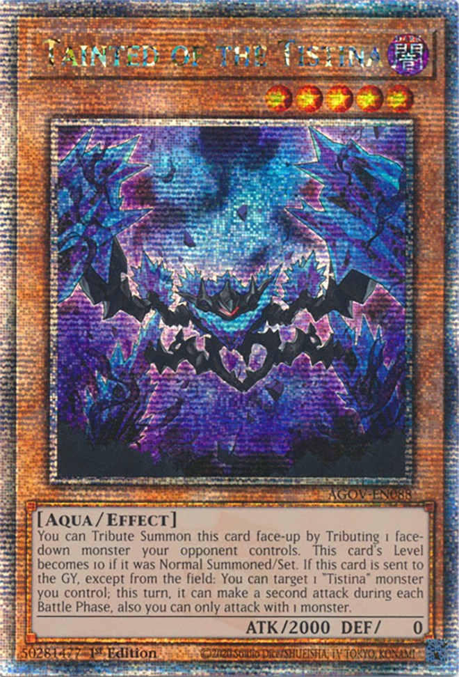 Tainted of the Tistina (Quarter Century Secret Rare) [AGOV-EN088] Quarter Century Secret Rare | Play N Trade Winnipeg