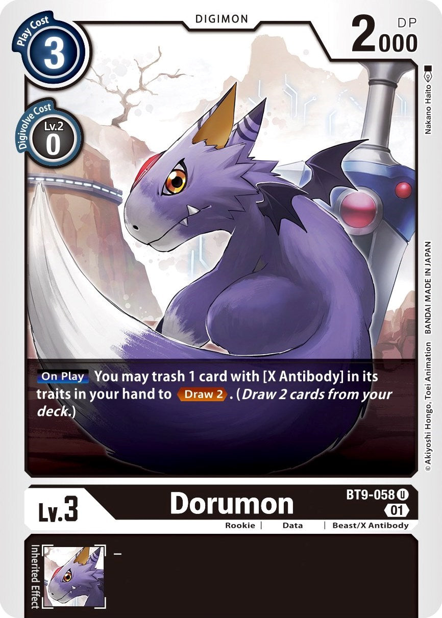 Dorumon [BT9-058] [X Record] | Play N Trade Winnipeg