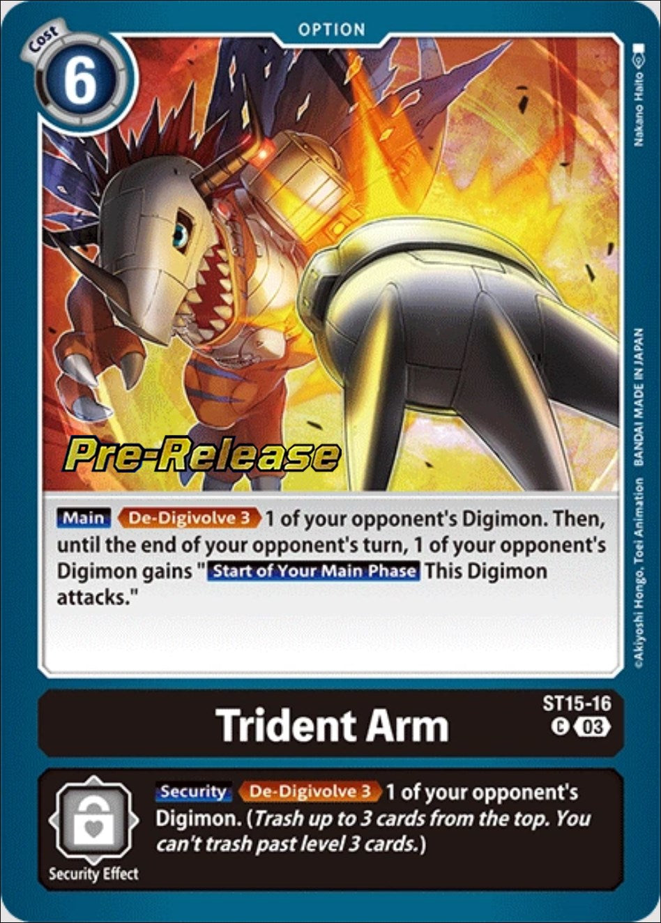 Trident Arm [ST15-16] [Starter Deck: Dragon of Courage Pre-Release Cards] | Play N Trade Winnipeg