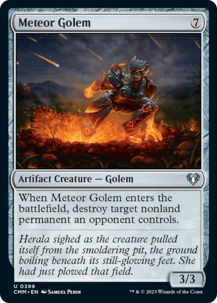 Meteor Golem [Commander Masters] | Play N Trade Winnipeg
