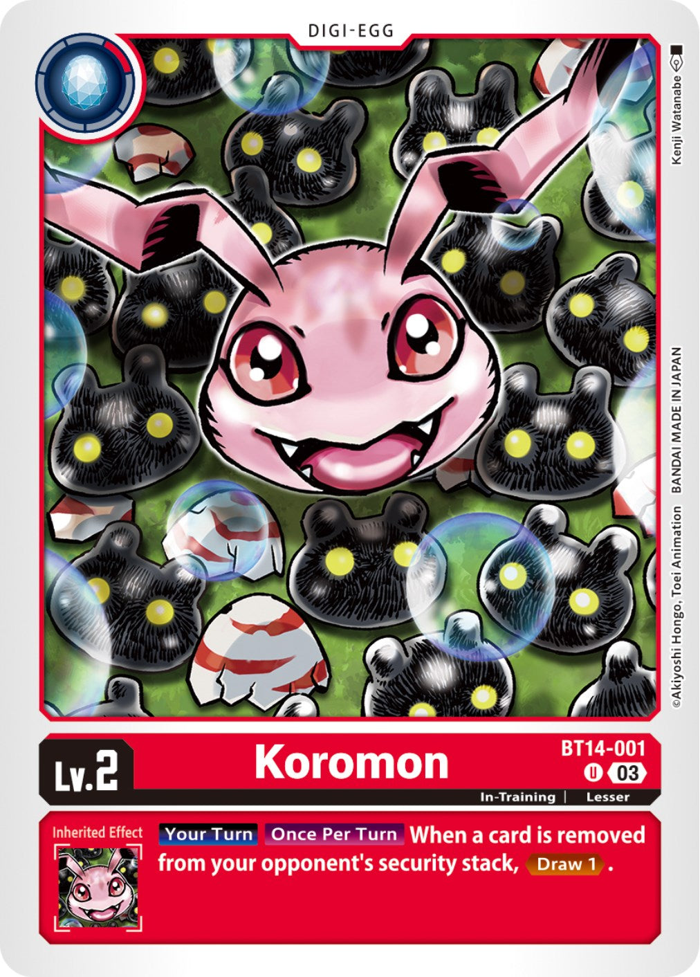 Koromon [BT14-001] [Blast Ace] | Play N Trade Winnipeg