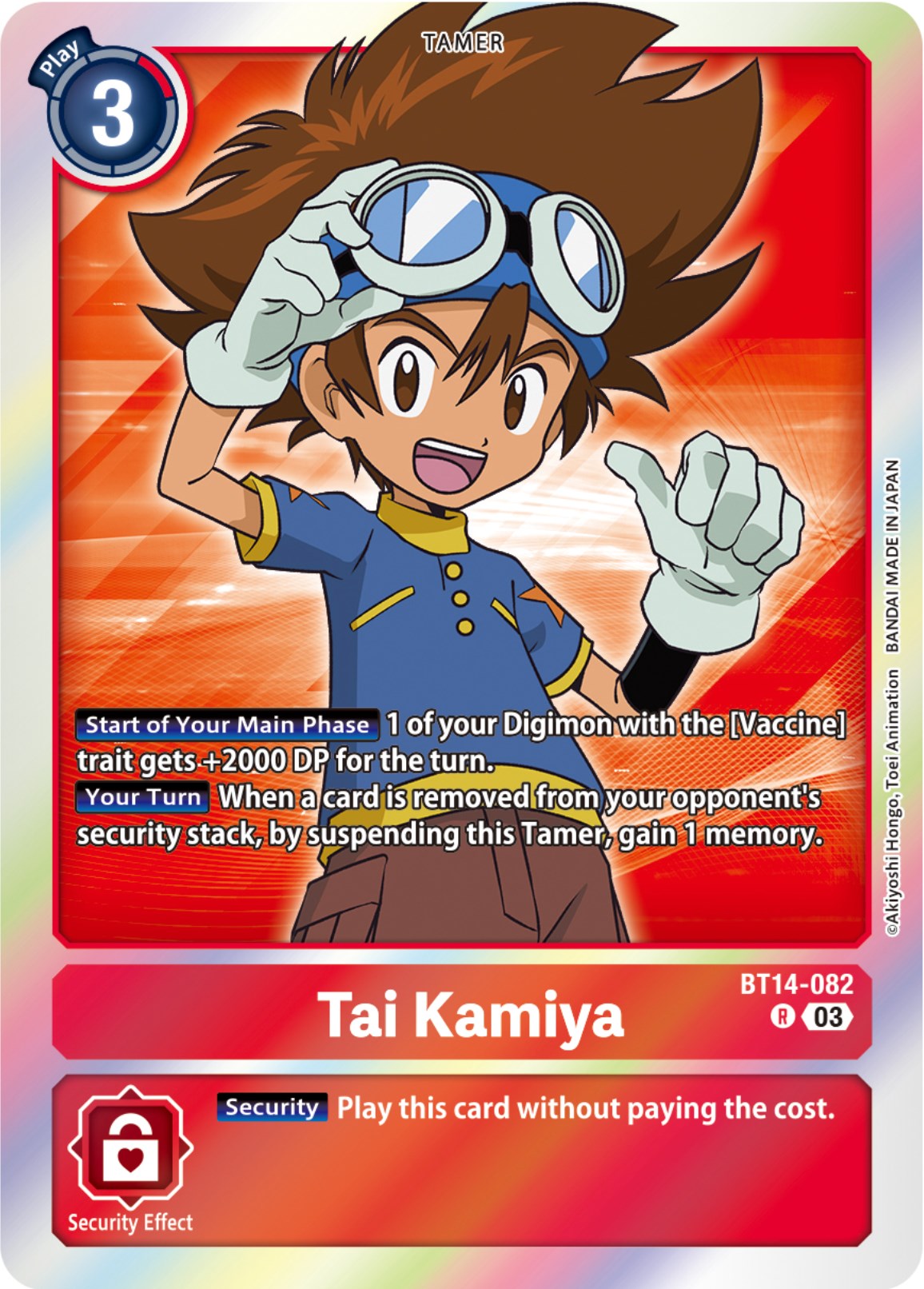 Tai Kamiya [BT14-082] [Blast Ace] | Play N Trade Winnipeg