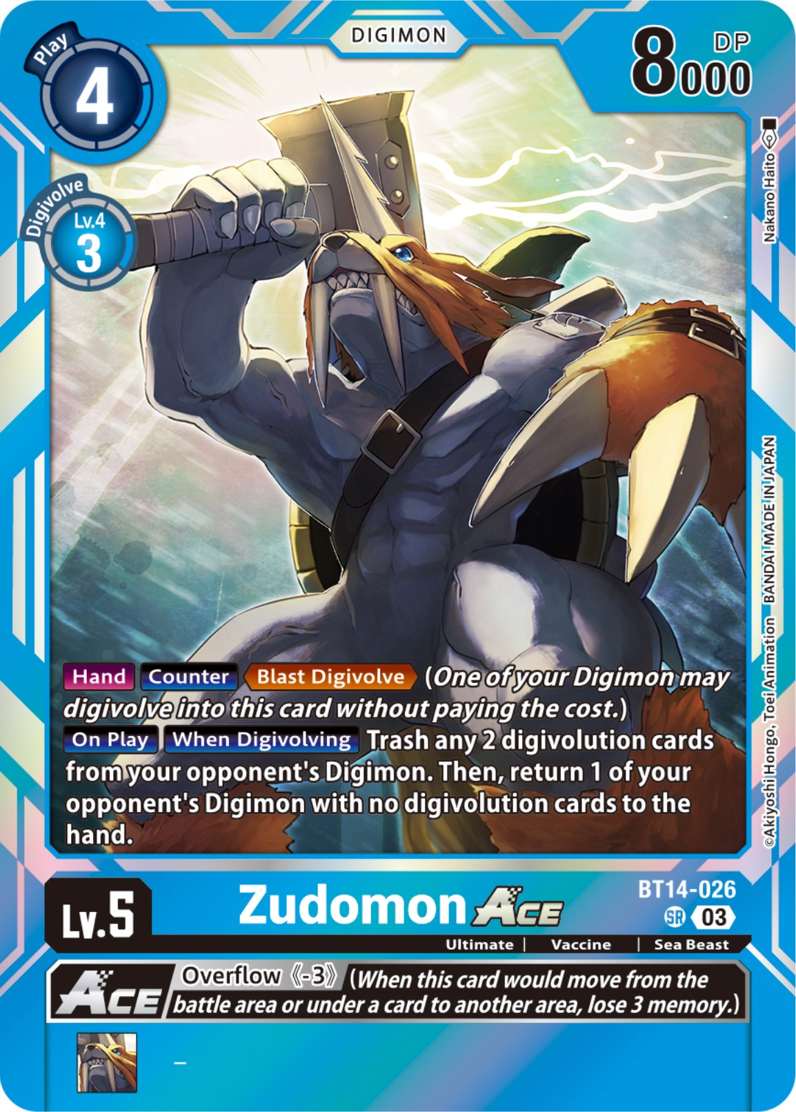 Zudomon Ace [BT14-026] [Blast Ace] | Play N Trade Winnipeg