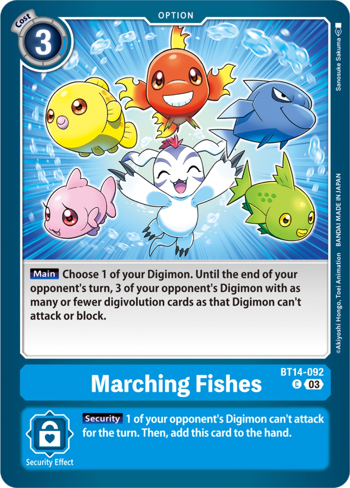 Marching Fishes [BT14-092] [Blast Ace] | Play N Trade Winnipeg