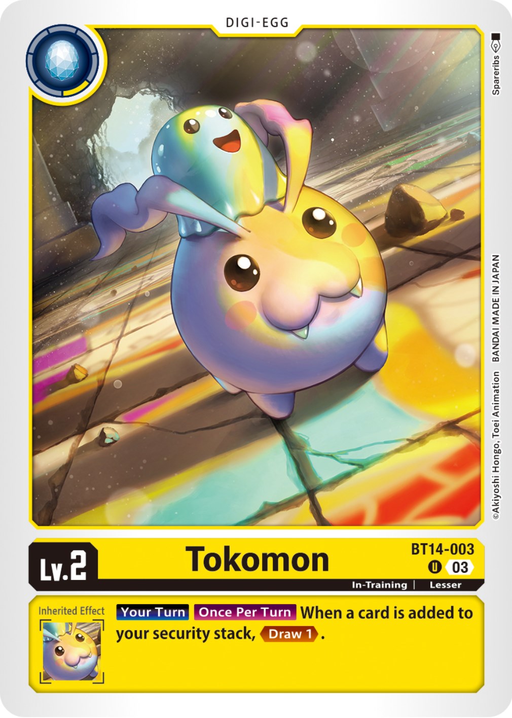 Tokomon [BT14-003] [Blast Ace] | Play N Trade Winnipeg