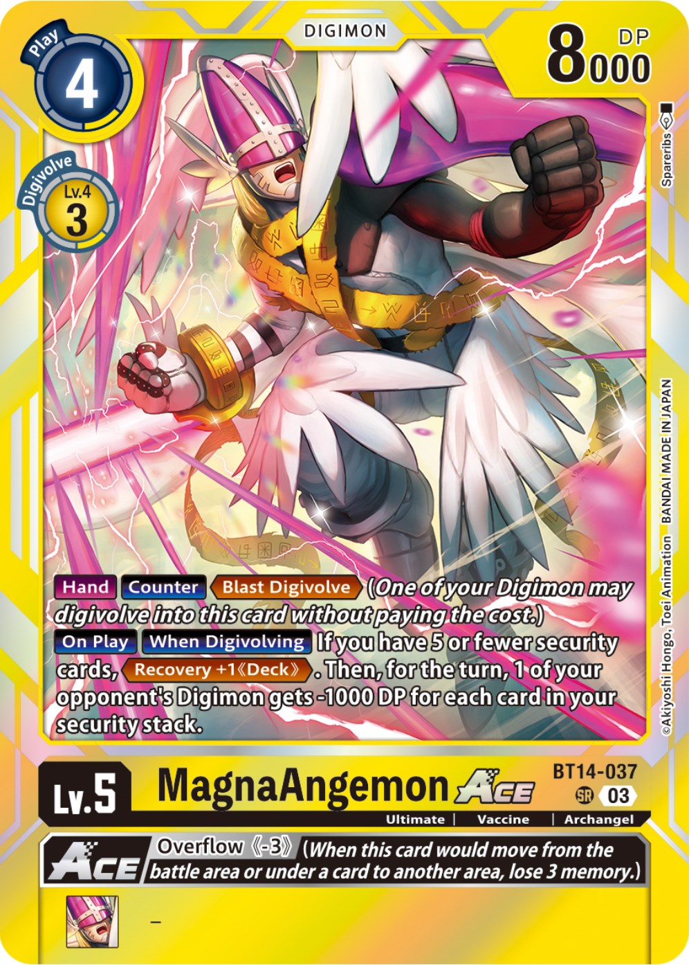 MagnaAngemon Ace [BT14-037] [Blast Ace] | Play N Trade Winnipeg