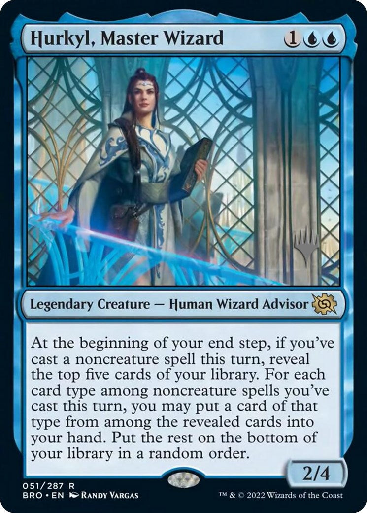 Hurkyl, Master Wizard (Promo Pack) [The Brothers' War Promos] | Play N Trade Winnipeg