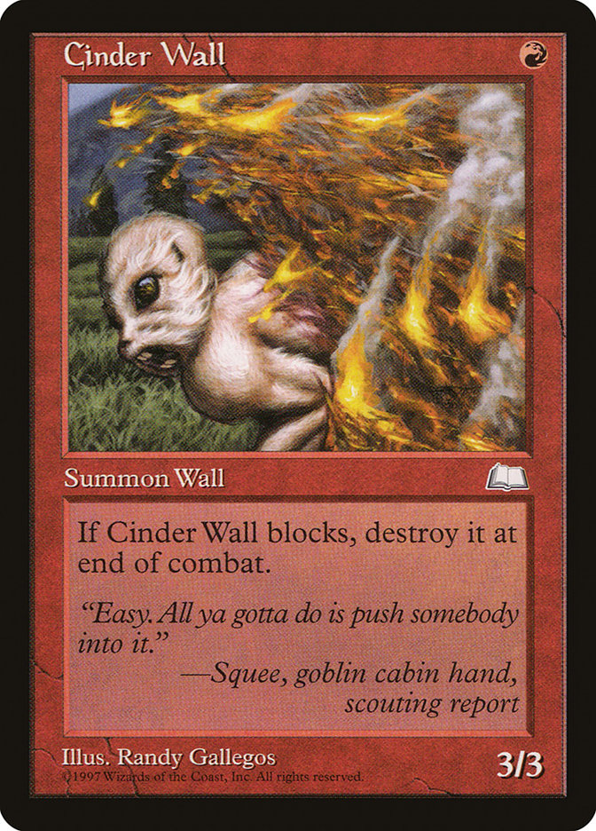 Cinder Wall [Weatherlight] | Play N Trade Winnipeg