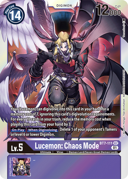 Lucemon: Chaos Mode [BT7-111] [Next Adventure] | Play N Trade Winnipeg