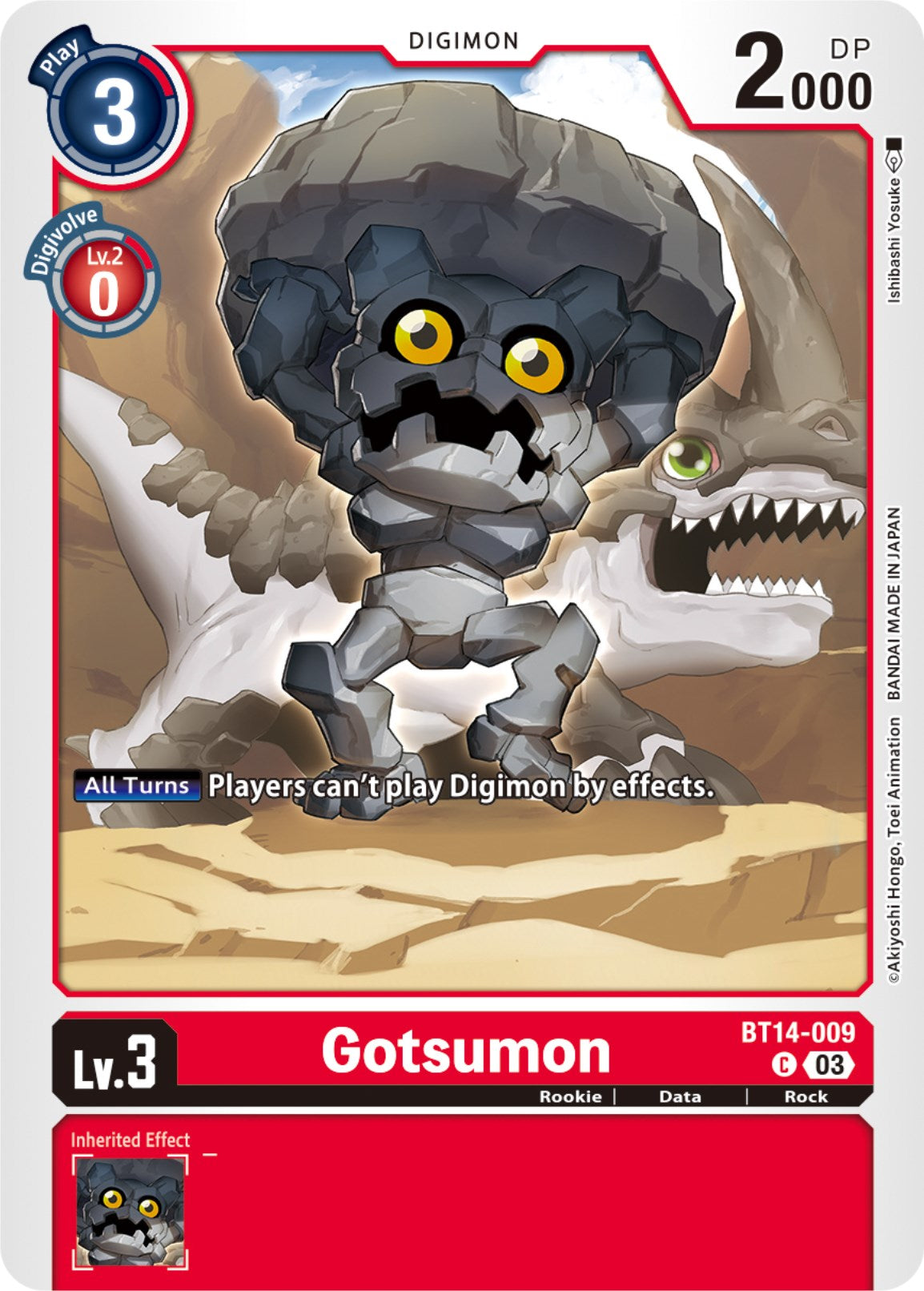 Gotsumon [BT14-009] [Blast Ace] | Play N Trade Winnipeg