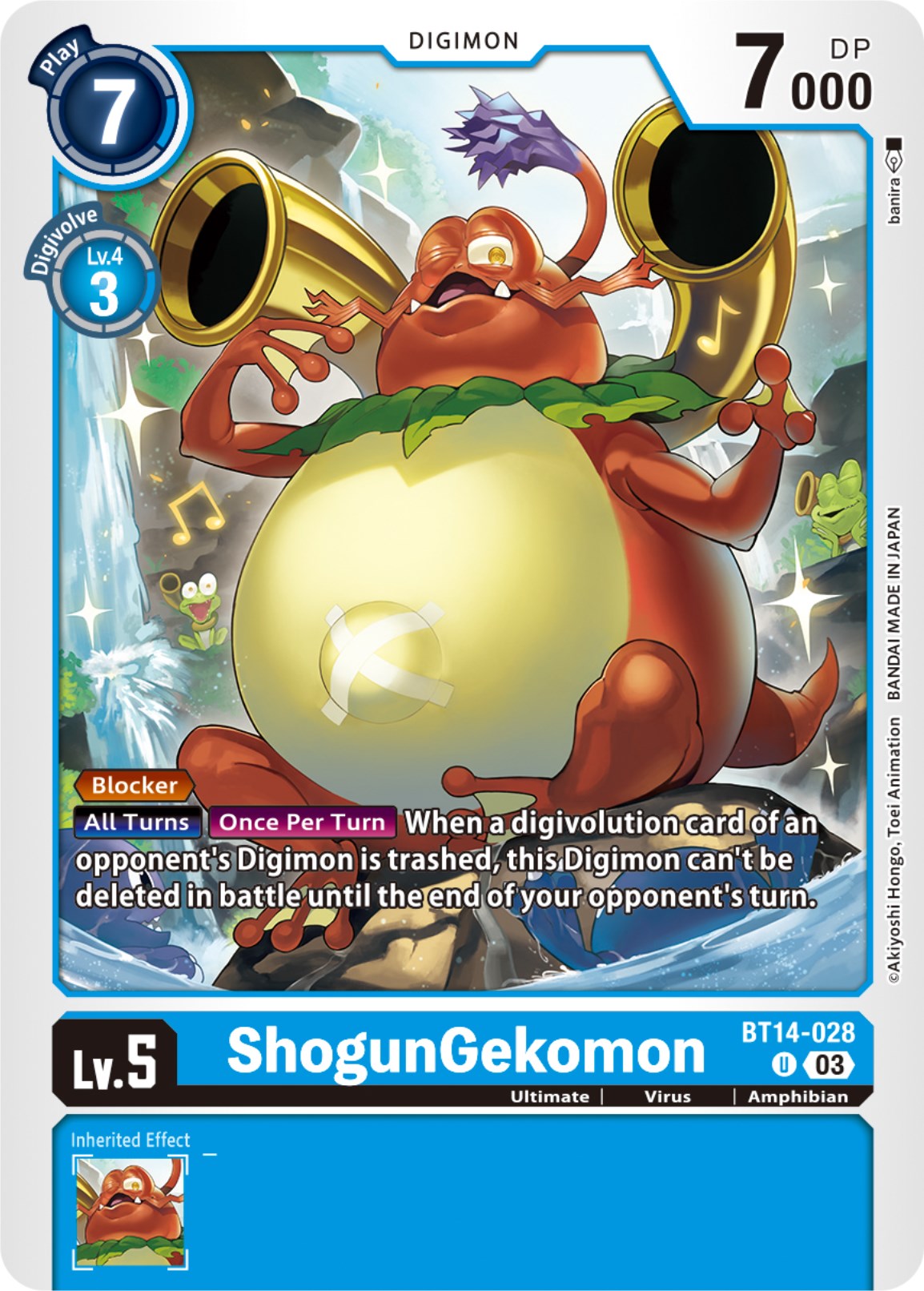 ShogunGekomon [BT14-028] [Blast Ace] | Play N Trade Winnipeg