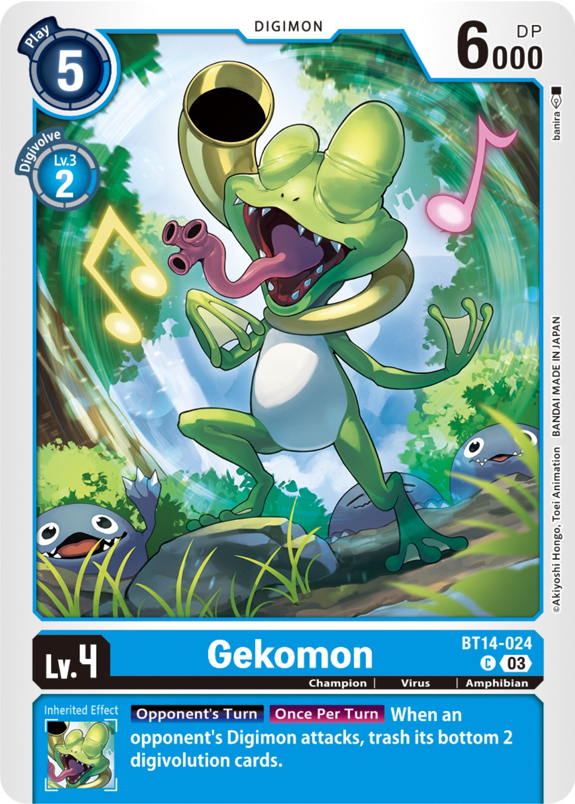 Gekomon [BT14-024] [Blast Ace] | Play N Trade Winnipeg