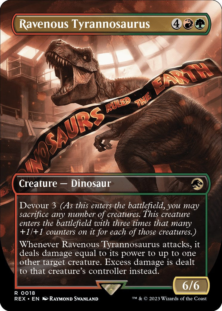 Ravenous Tyrannosaurus (Borderless) [Jurassic World Collection] | Play N Trade Winnipeg