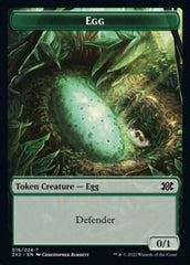 Egg // Soldier Double-sided Token [Double Masters 2022 Tokens] | Play N Trade Winnipeg