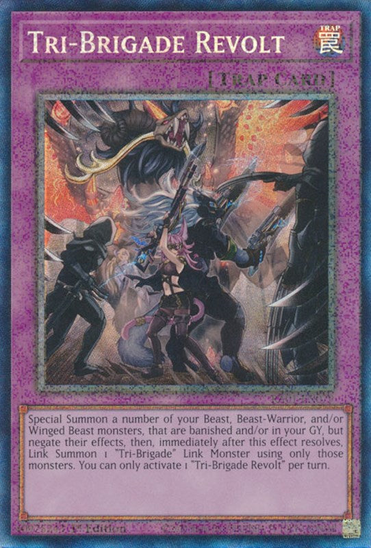 Tri-Brigade Revolt [RA01-EN079] Prismatic Collector's Rare | Play N Trade Winnipeg