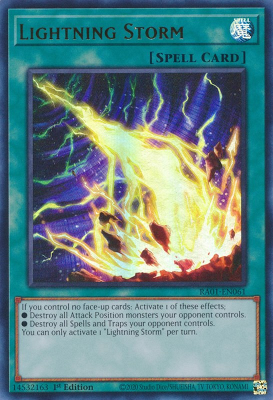 Lightning Storm [RA01-EN061] Ultra Rare | Play N Trade Winnipeg