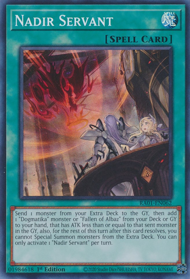 Nadir Servant [RA01-EN062] Super Rare | Play N Trade Winnipeg