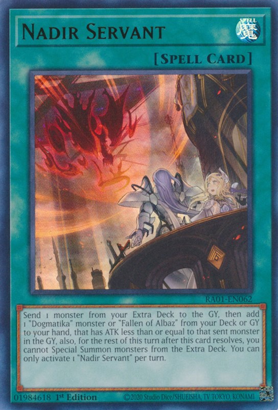Nadir Servant [RA01-EN062] Ultra Rare | Play N Trade Winnipeg