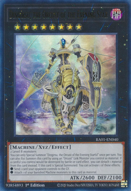 Dingirsu, the Orcust of the Evening Star [RA01-EN040] Ultra Rare | Play N Trade Winnipeg