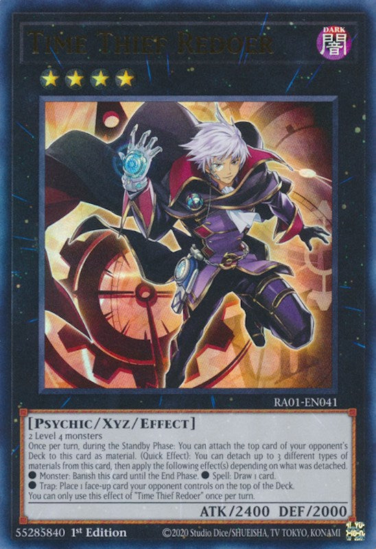 Time Thief Redoer [RA01-EN041] Ultra Rare | Play N Trade Winnipeg