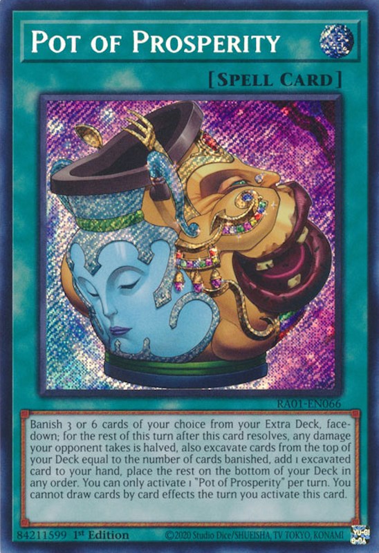 Pot of Prosperity [RA01-EN066] Secret Rare | Play N Trade Winnipeg