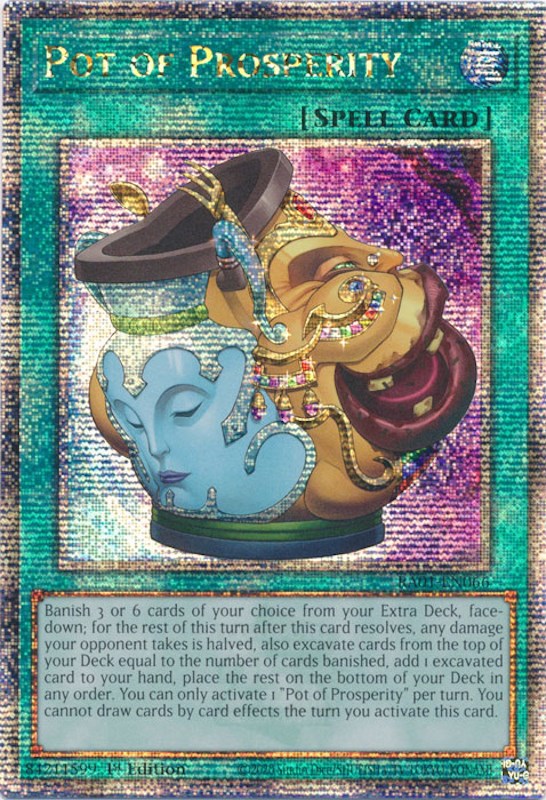 Pot of Prosperity [RA01-EN066] Quarter Century Secret Rare | Play N Trade Winnipeg